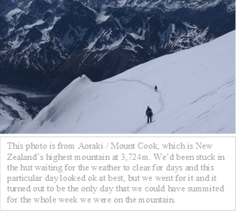 Aoraki Mount Cook