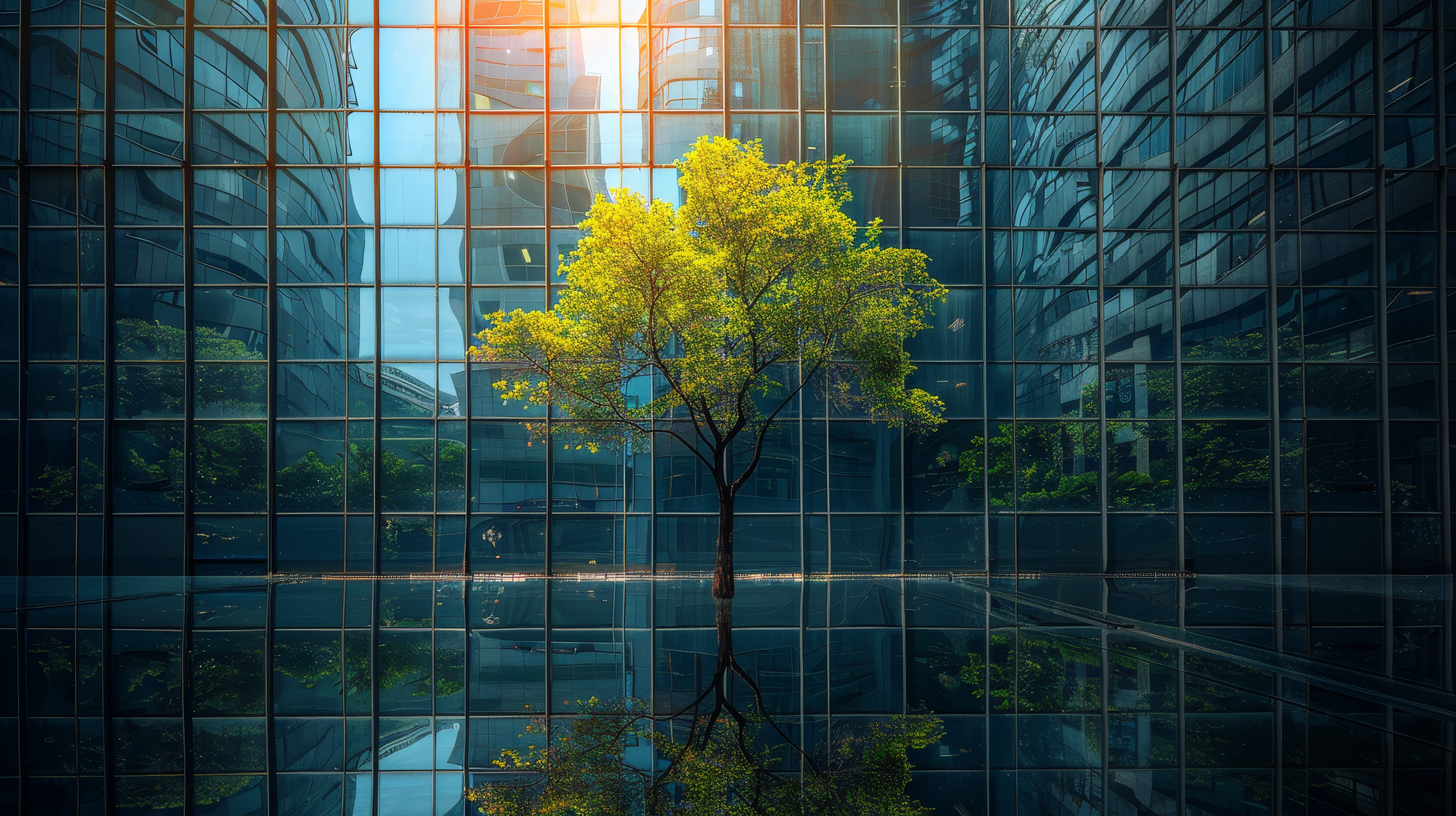 tree_between_business_buildings